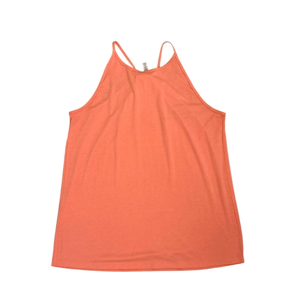 Athleta Yin Flowy Gym Active Athletic Lightweight Tank Coral Orange Size Medium